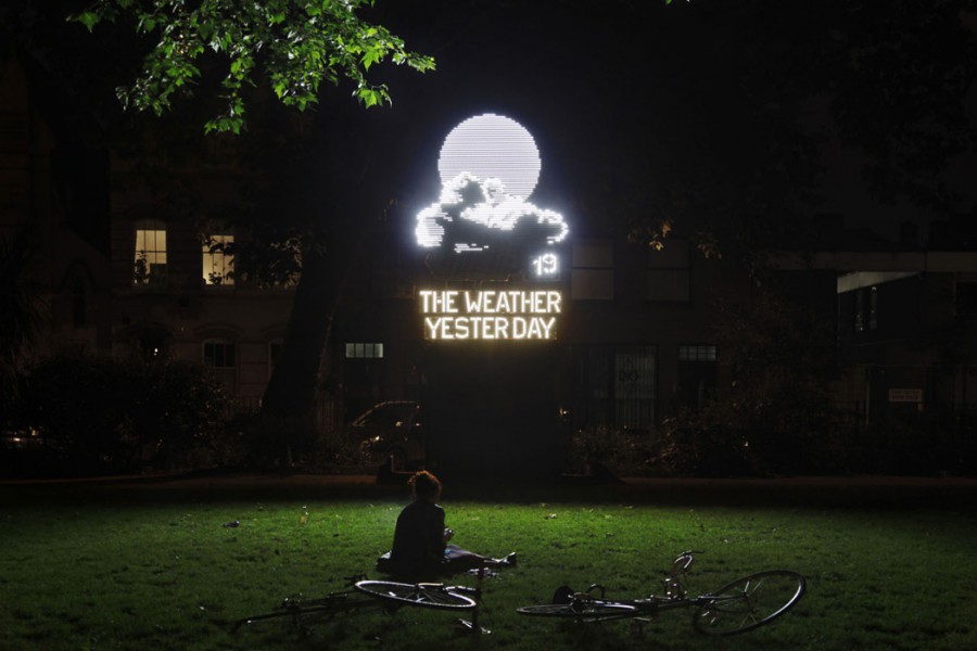'The Weather Yesterday', 2012 | Troika (Eva Rucki, Sebastien Noel, Conny Freyer)