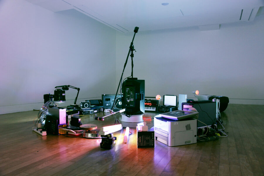 ’Electroprobe Installation #5’, 2014| Troika (Conny Freyer, Eva Rucki, Sebastien Noel)