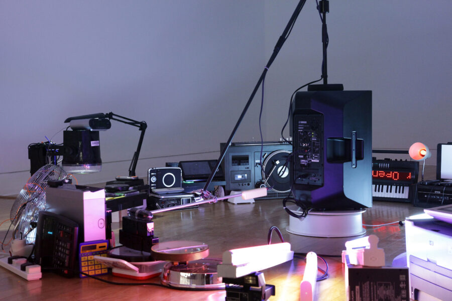’Electroprobe Installation #5’, 2014| Troika (Conny Freyer, Eva Rucki, Sebastien Noel)